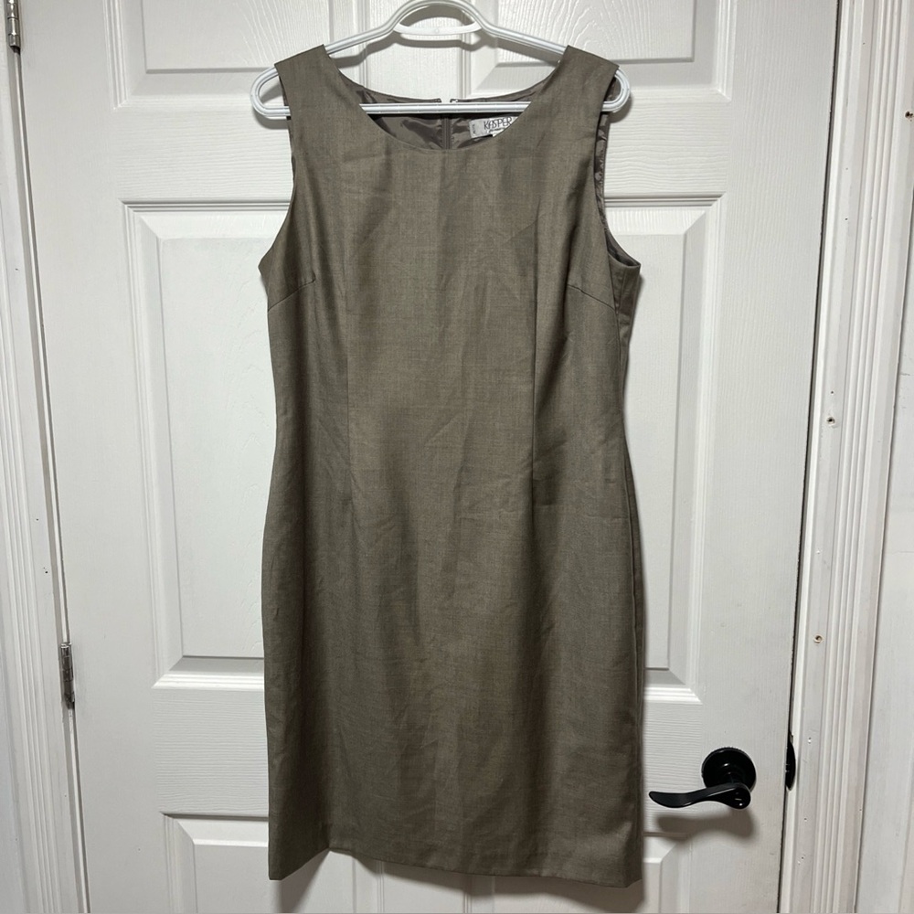 Kasper Separates Women's Gray Sleeveless Pencil Dress Church Career 12P